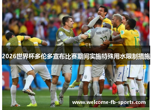 2026世界杯多伦多宣布比赛期间实施特殊用水限制措施